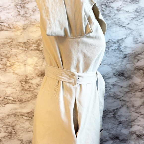 J. Crew Khaki Cream Trench Coat - Picture 9 of 11